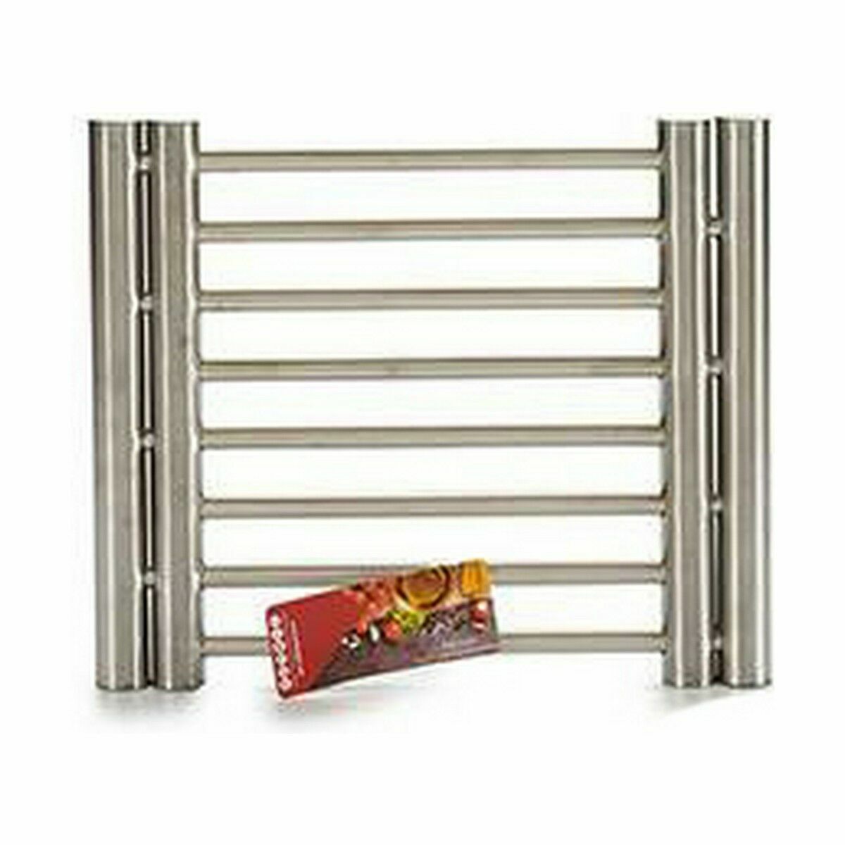 Salvamantel Kinvara Plateado Plata Acero Inoxidable 23 x 2 x 20 cm Extensible (12 Unidades)