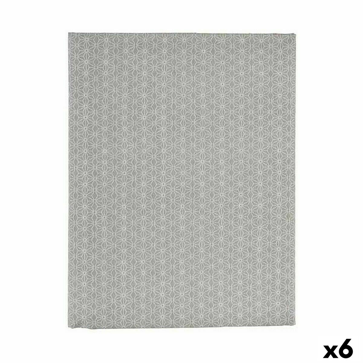 Mantel antimanchas Kinvara Gris Loneta Antimanchas Estrella 140 x 180 cm (6 Unidades)