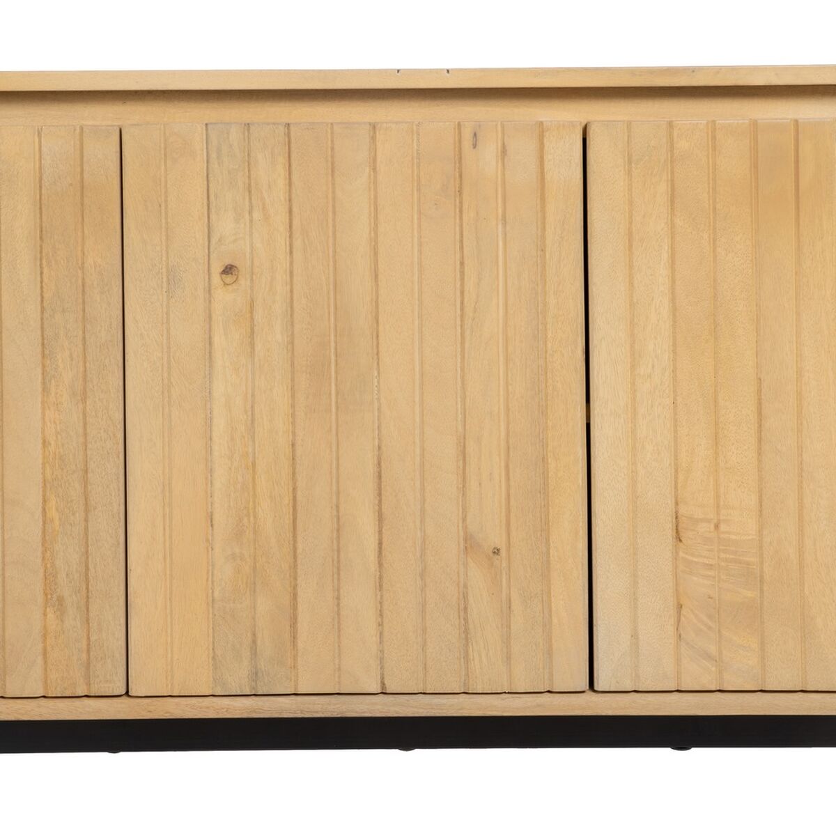 Aparador MONTMARTRE Negro Natural Hierro Madera de mango 140 x 40 x 75 cm