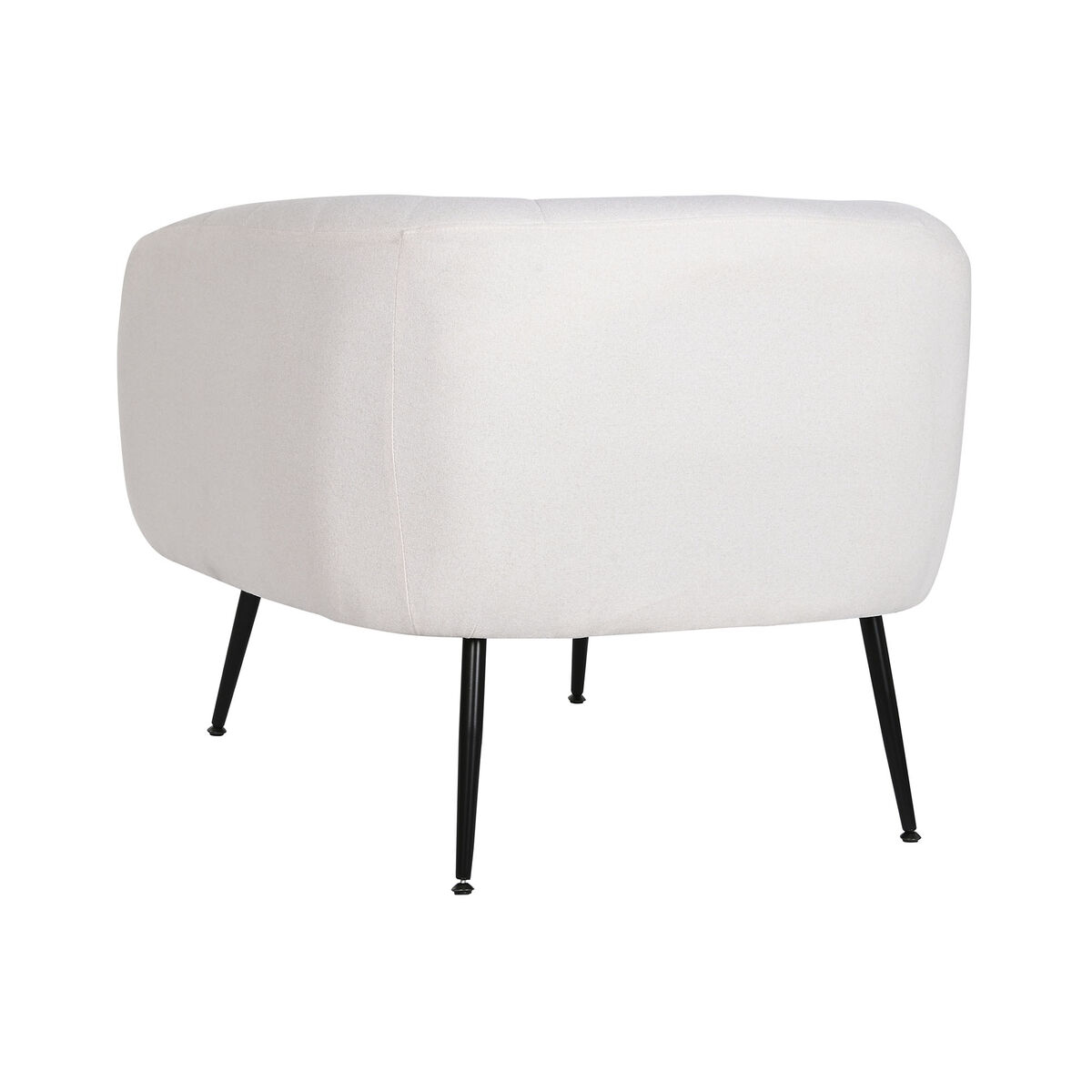 Sillón DKD Home Decor Negro Beige Dorado Espuma Madera Metal 81 x 75 x 73 cm