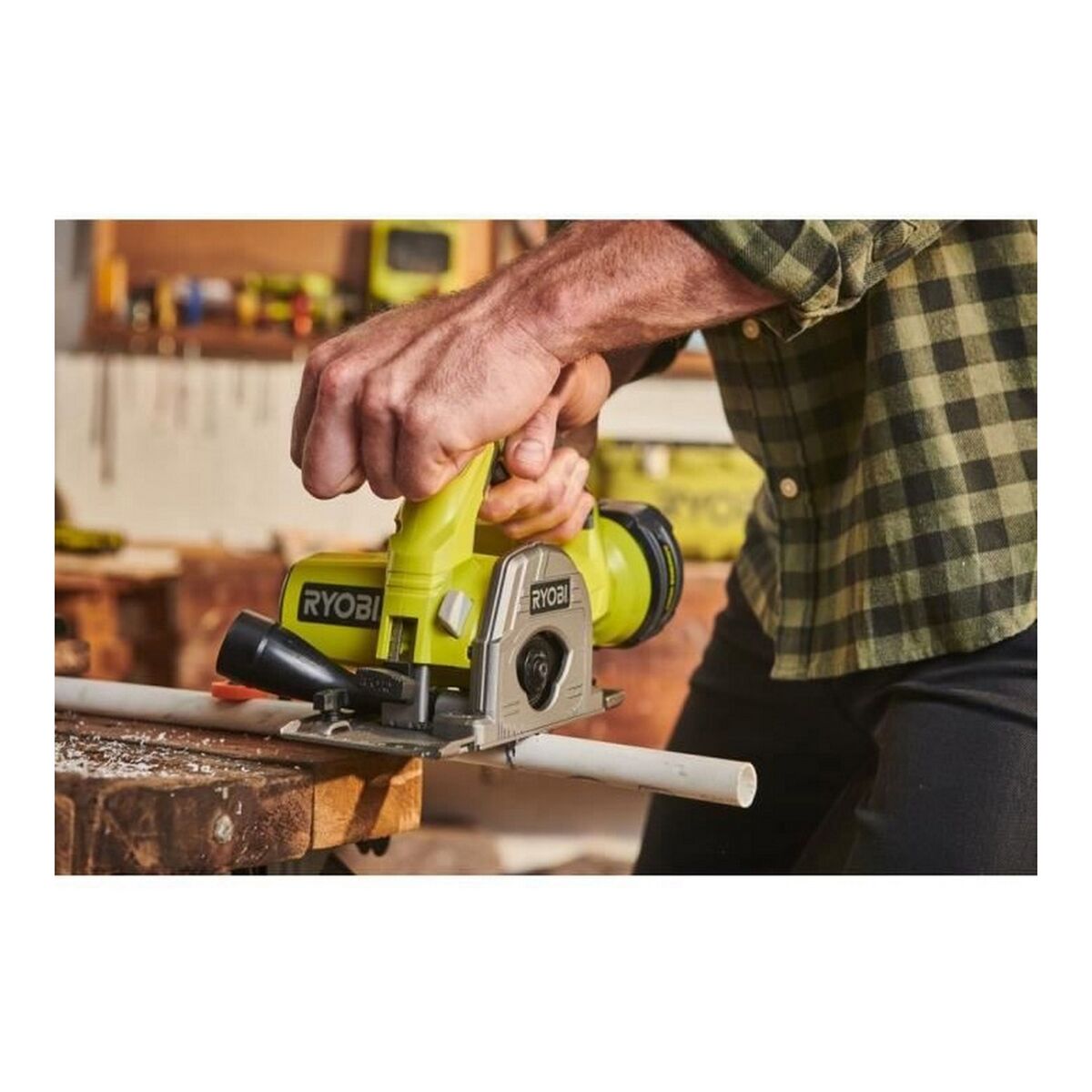 Sierra circular Ryobi R18MMS 18 V