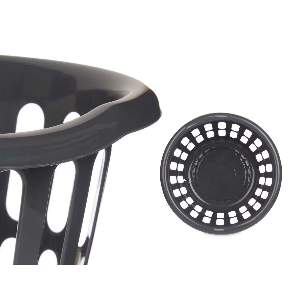 Cesto Kipit Antracita Polipropileno 27 L (18 Unidades)