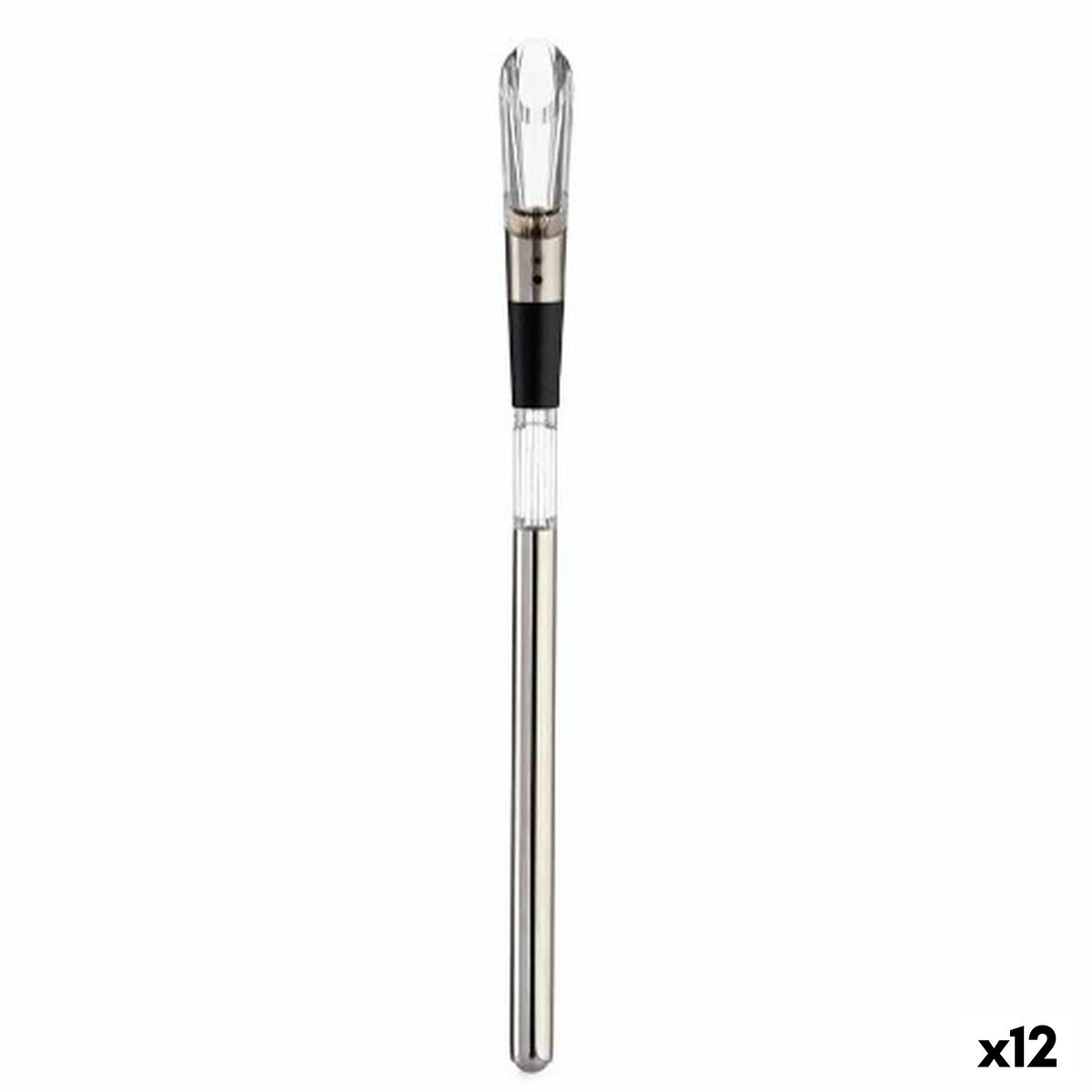 Decantador de Vino Kinvara Blanco Negro Transparente Acero Acero Inoxidable TPE Plástico 3 en 1 (12 Unidades)