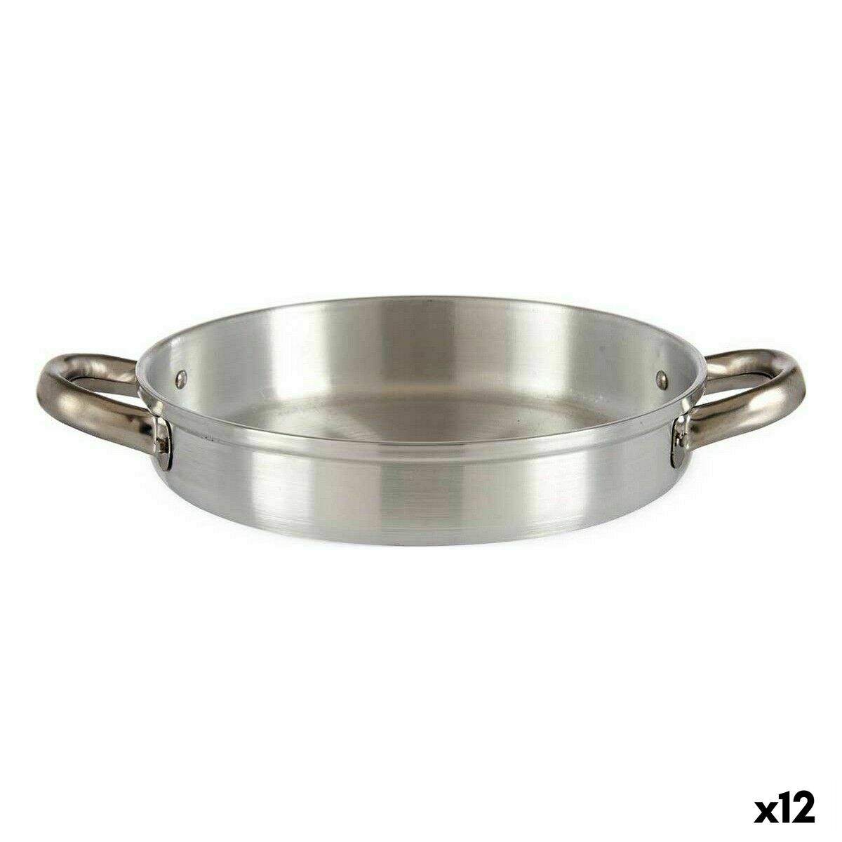 Sartén Kinvara Plateado Aluminio Ø 22 cm (12 Unidades)