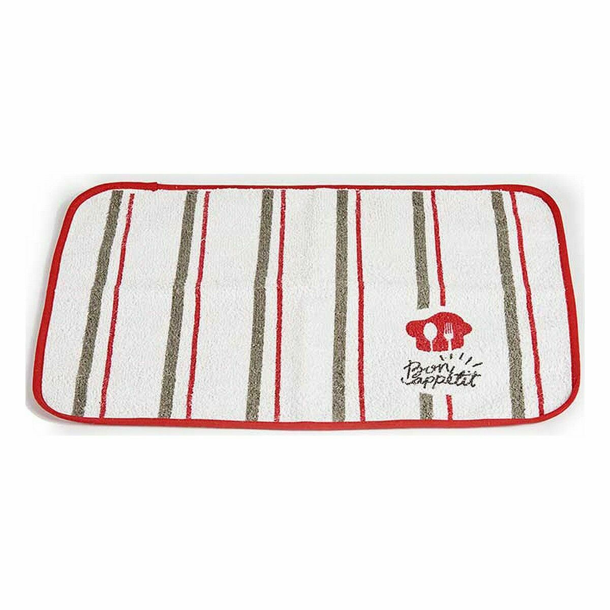 Salvamantel Kinvara Bon Appetit Blanco Rojo 33 x 0,3 x 48 cm (12 Unidades)