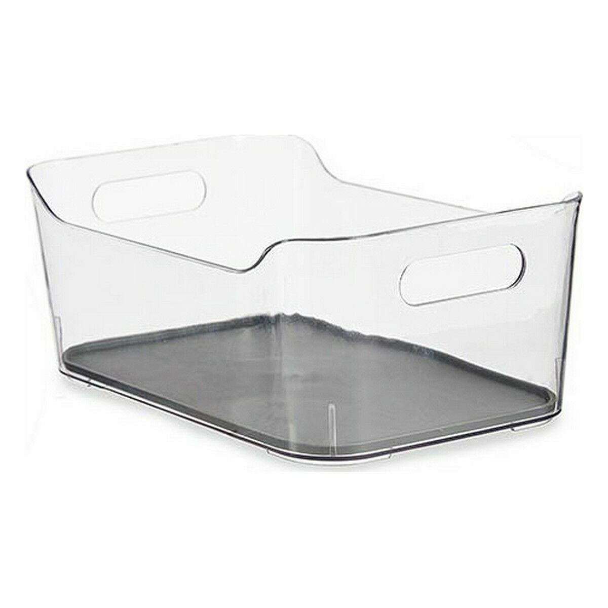 Organizador de Cajones Kinvara Gris Transparente Silicona Plástico TPR Plástico reciclado 17 x 10,5 x 24,5 cm (12 Unidades)