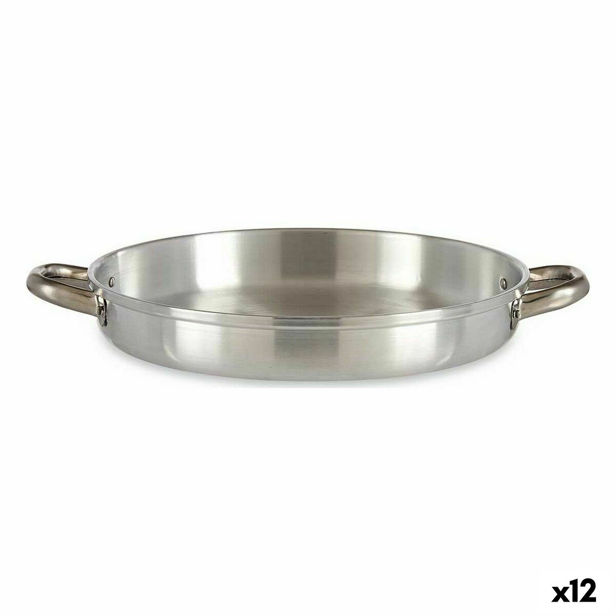 Sartén Kinvara Plateado Aluminio Ø 30 cm (12 Unidades)