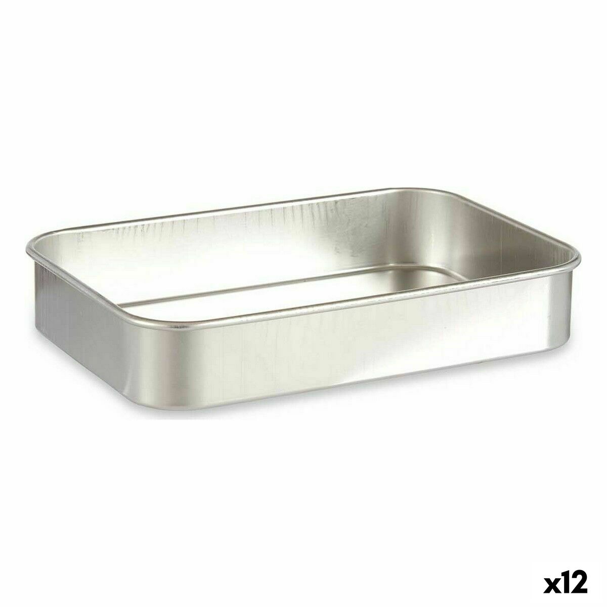 Rustidera Kinvara Plateado Aluminio 31 x 5,5 x 21,5 cm (12 Unidades)