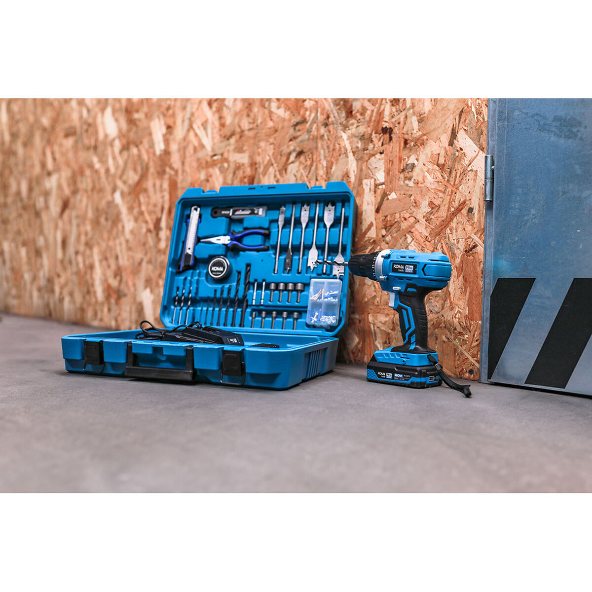 Set de taladro y accesorios Koma Tools Pro Series Atornillador 70 piezas