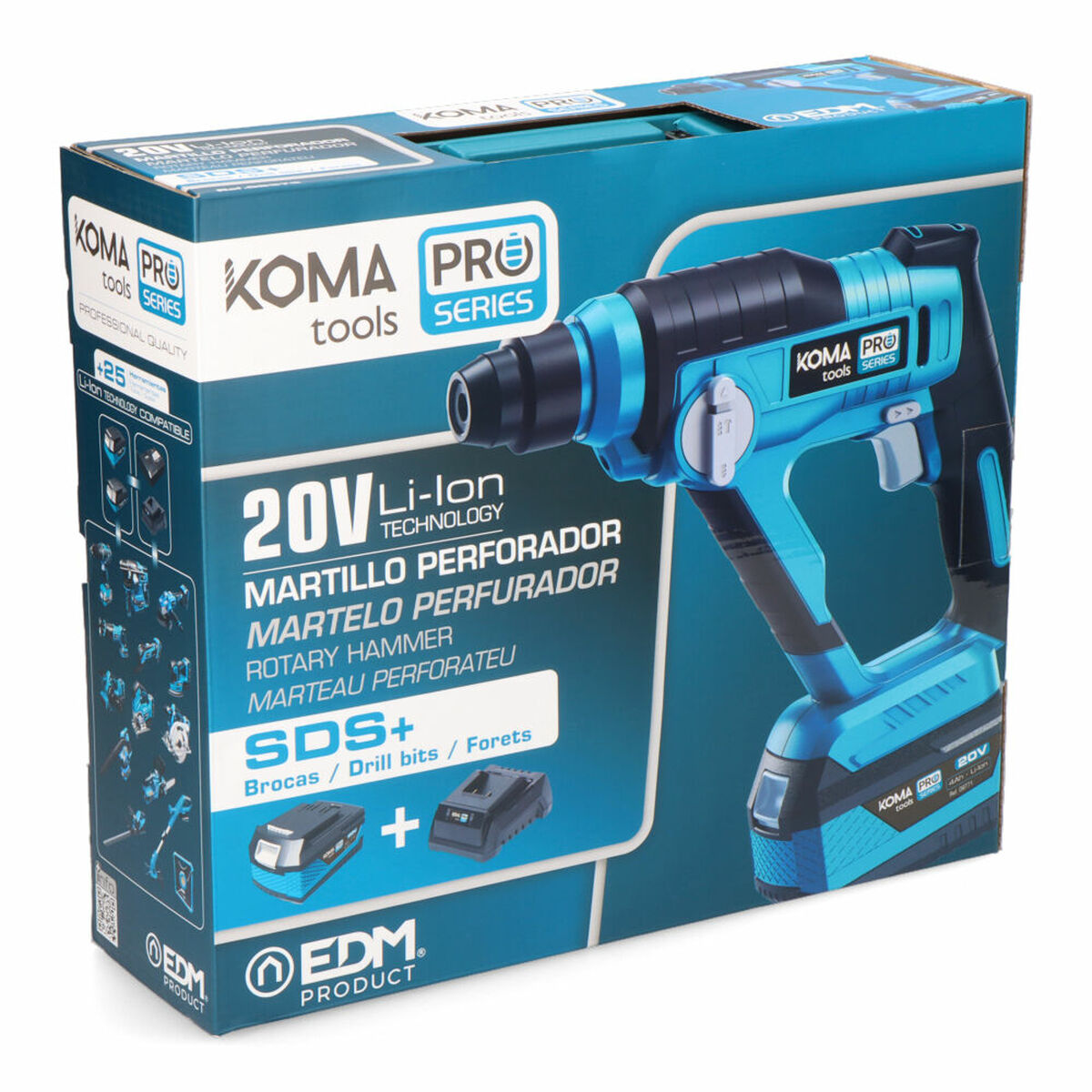Martillo perforador Koma Tools Pro Series 60 W 850 rpm
