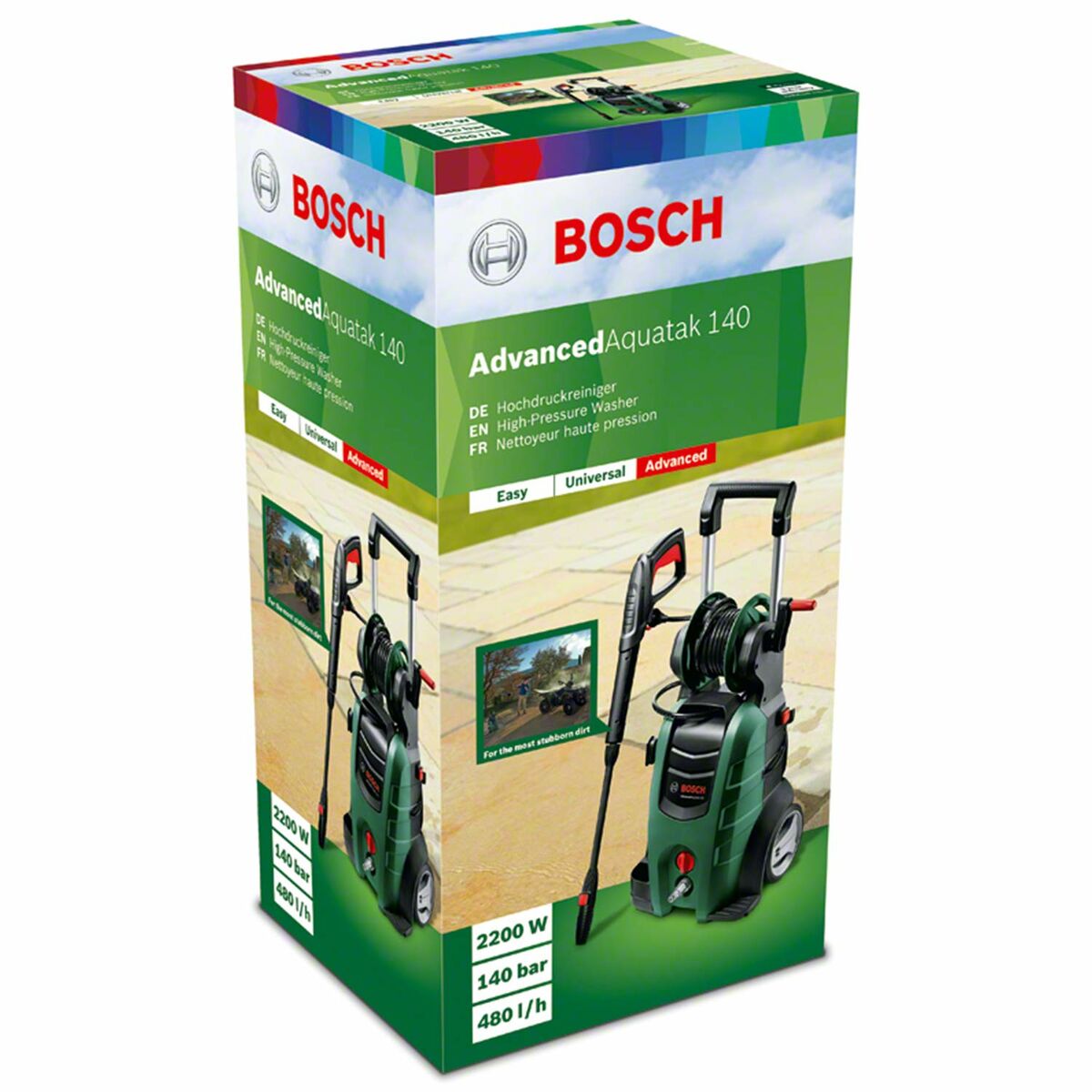 Hidrolimpiadora BOSCH Advancedaquatak 140 2100 W 140 bar 450 L/H