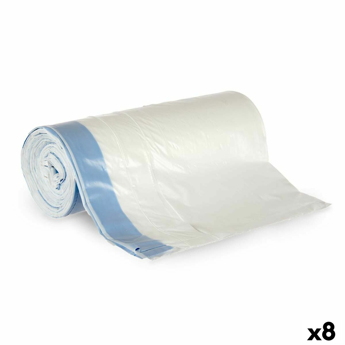 Bolsas de Basura Mascow Blanco Polietileno 90 x 40 cm 5,5 x 5,5 x 14,5 cm Arenero (8 Unidades)