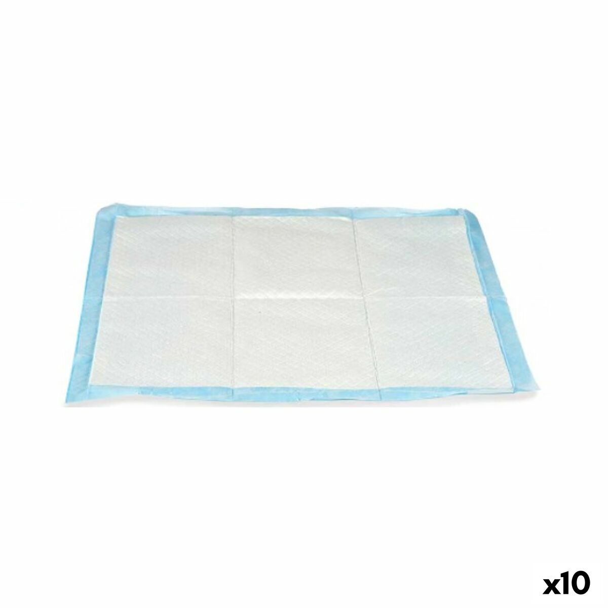 Empapador Mascow Azul Blanco Papel Polietileno 60 x 60 cm 18,5 x 6 x 35 cm (10 Unidades)