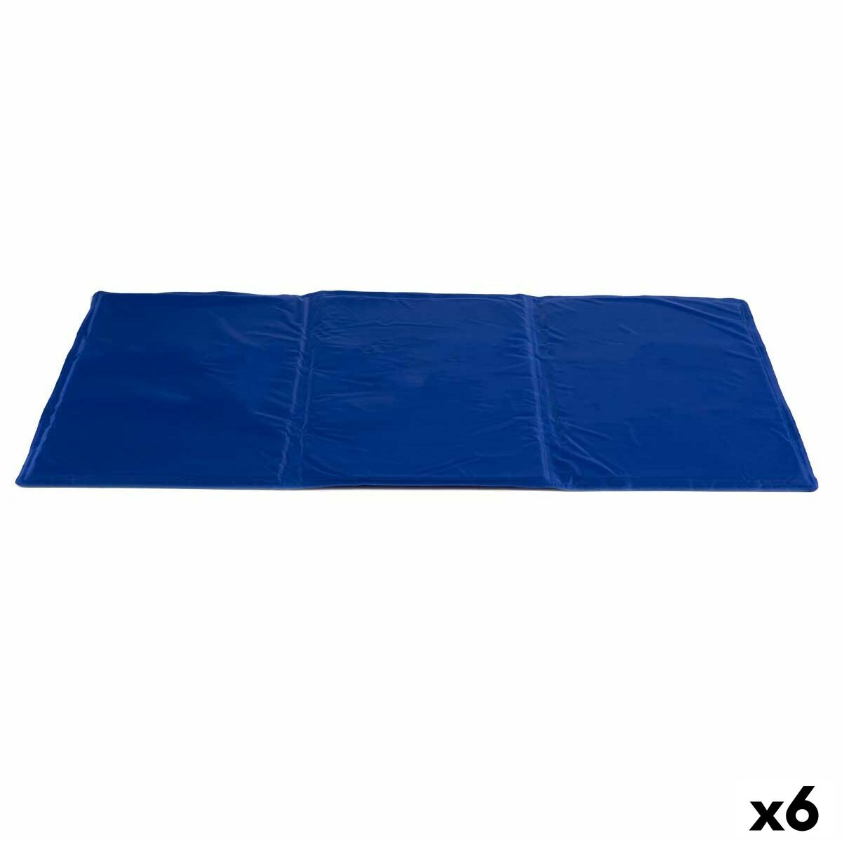 Alfombra para perros Mascow Azul Espuma Gel 49,5 x 1 x 90 cm Refrescante (6 Unidades)