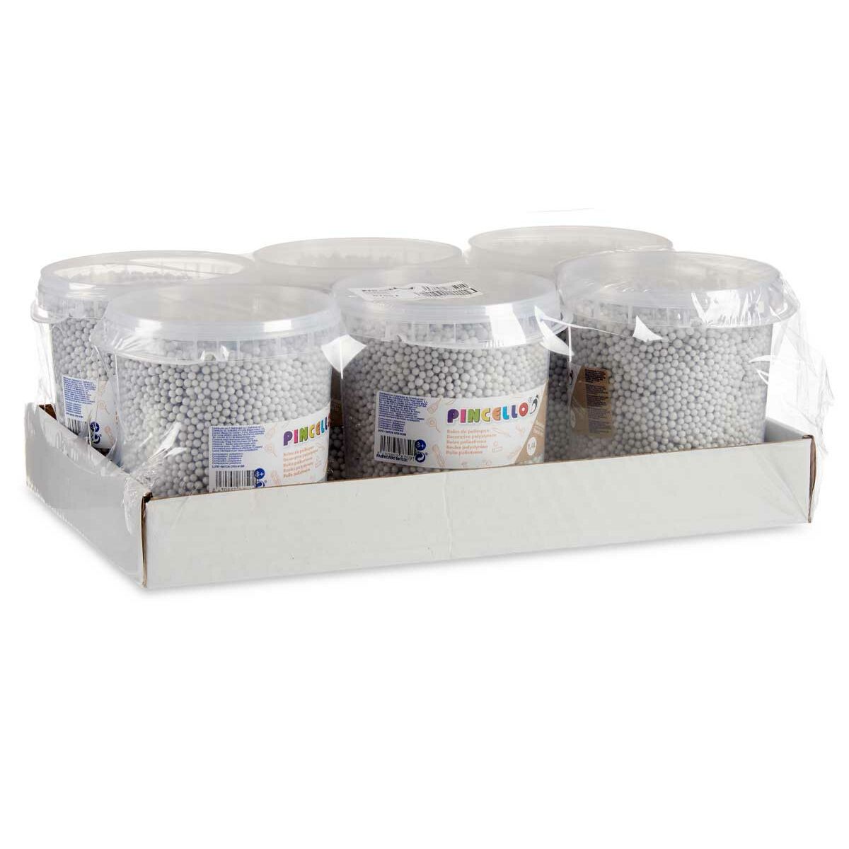 Material para Manualidades Pincello 13,5 x 14 x 14,5 cm Bolas 6 Unidades