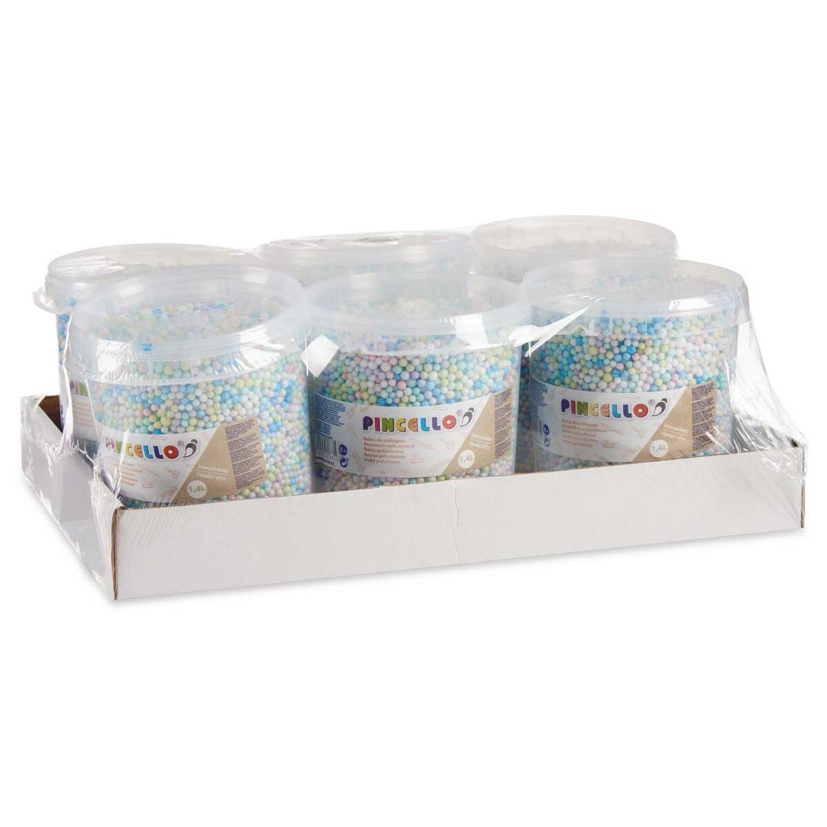 Material para Manualidades Pincello 13,5 x 14 x 14,5 cm Bolas 6 Unidades