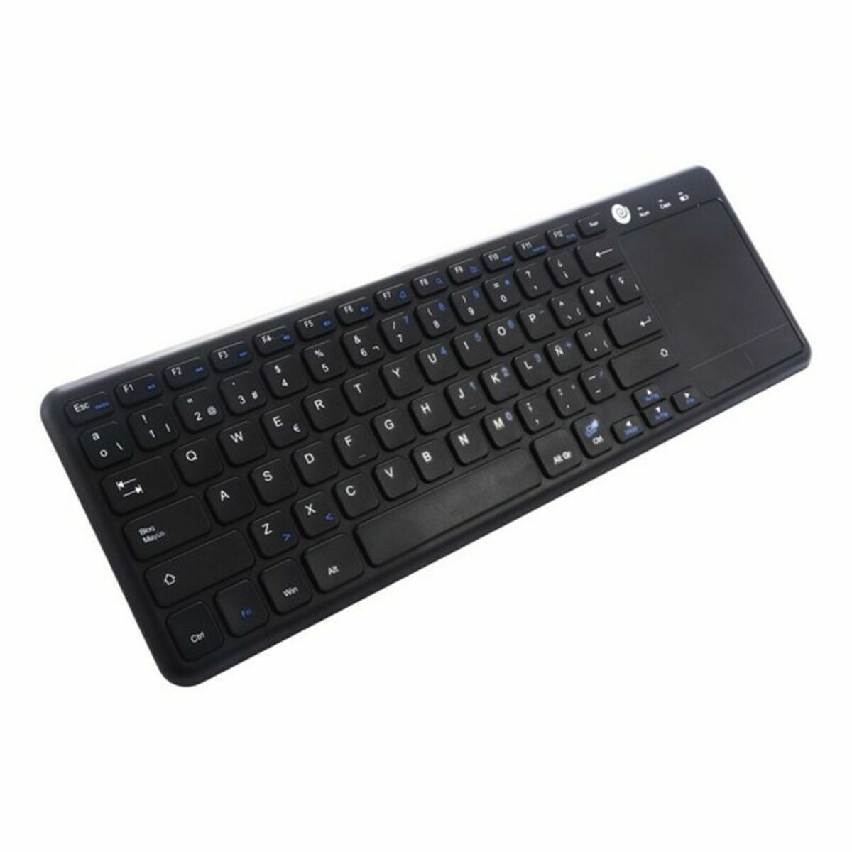 Teclado con Touchpad CoolBox CoolTouch Negro Qwerty Español