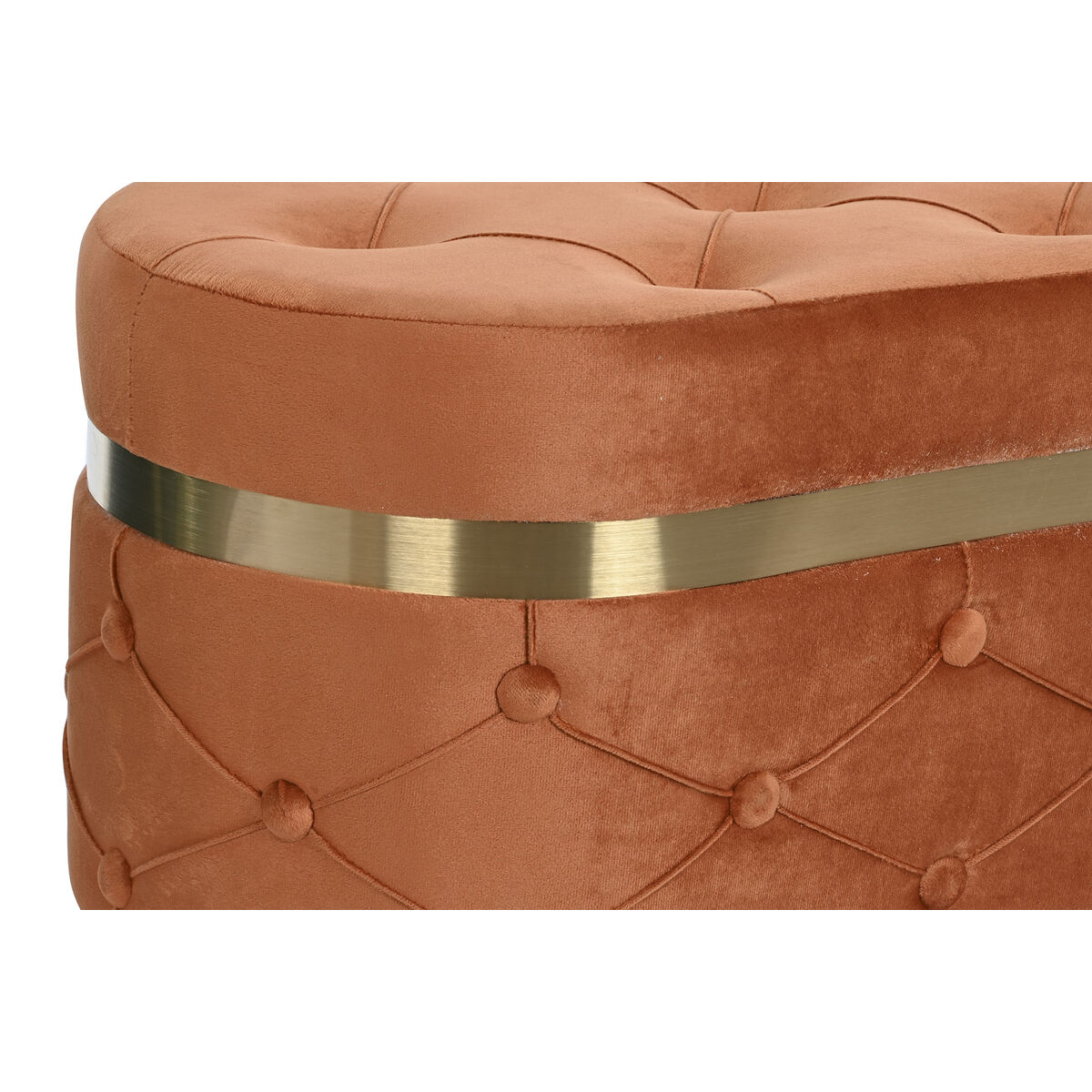 Banqueta DKD Home Decor Verde Naranja Dorado Madera MDF 80 x 47 x 43 cm (2 Unidades)