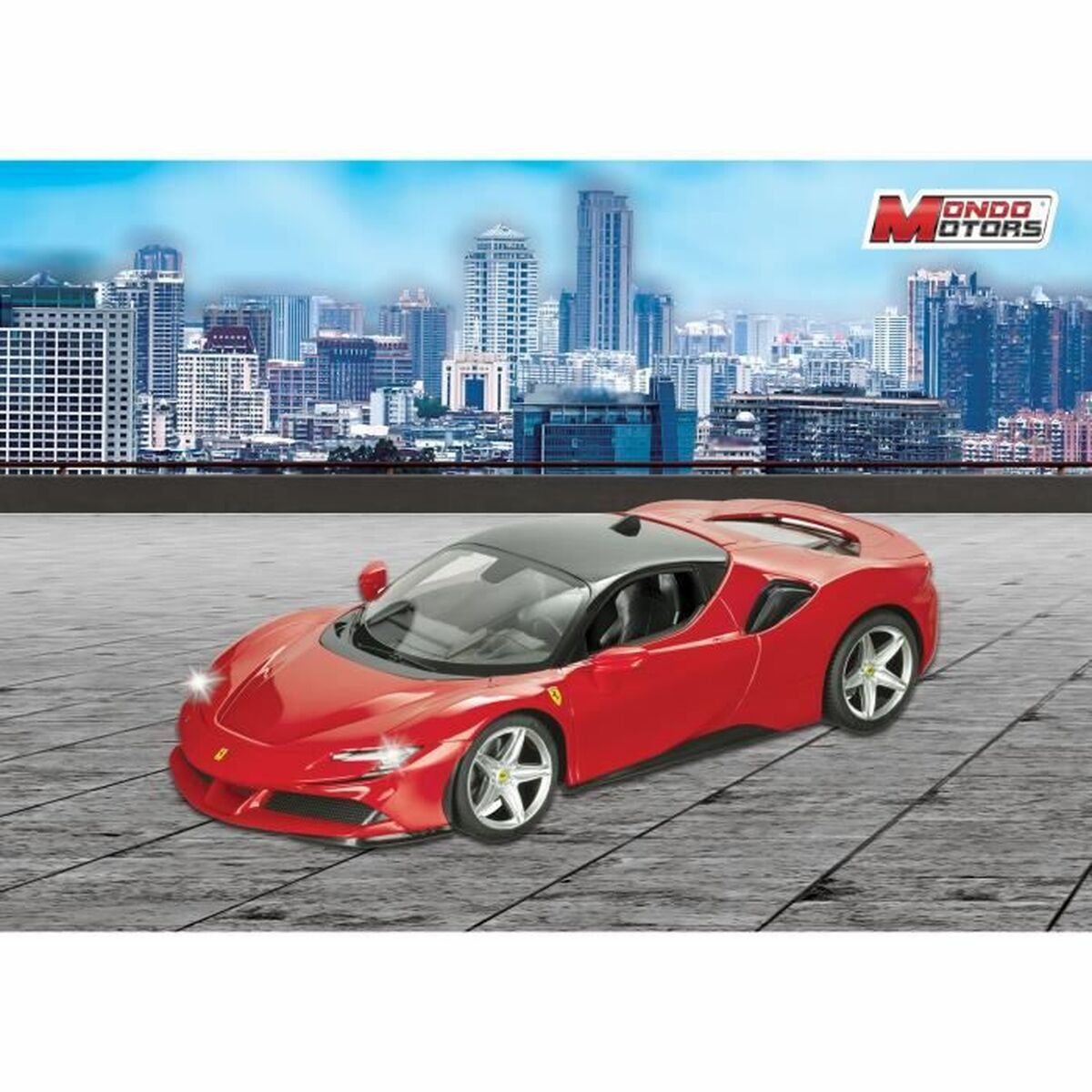 Coche Radio Control Mondo Negro 1:14