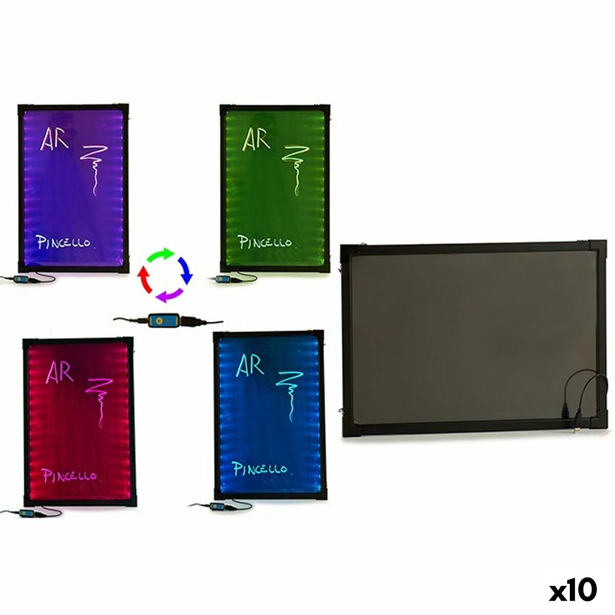 Pizarra magnética Pincello Negro