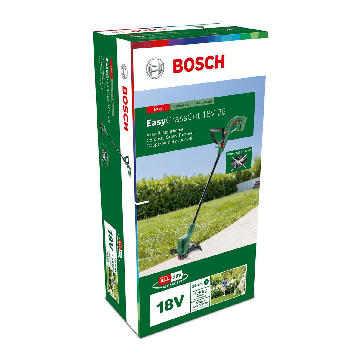 Desbrozadora multifunción BOSCH EasyGrassCut 18V-26