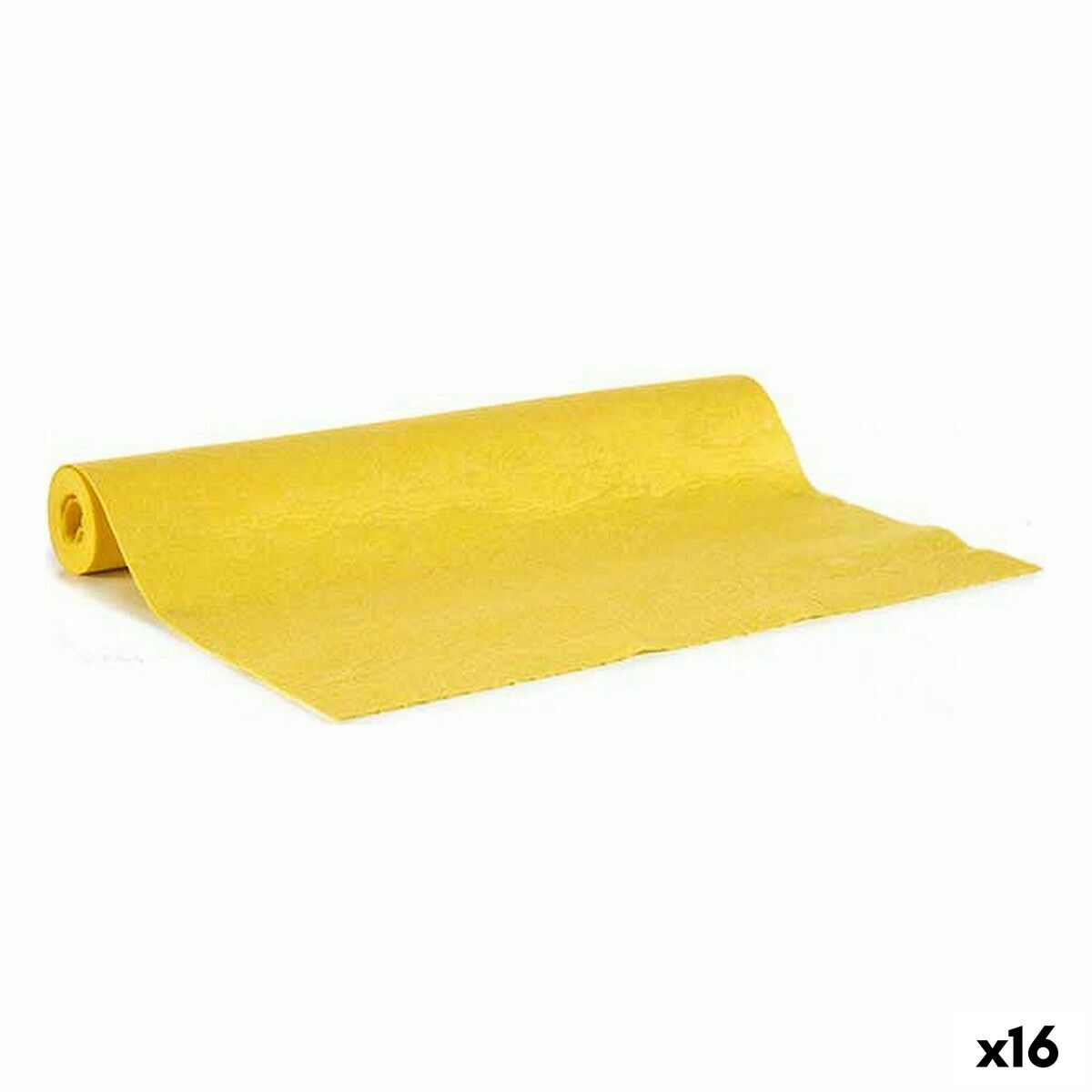 Bayetas Amarillo 2 m 5,5 x 5,5 x 37 cm Suave Rollo (16 Unidades)