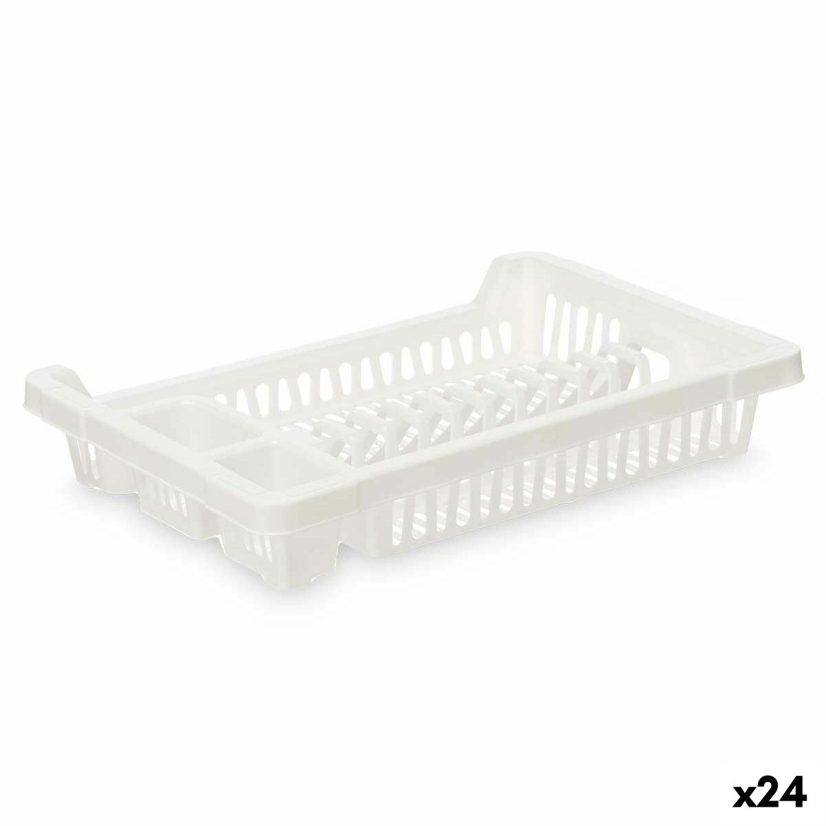 Escurridor para Fregadero Kinvara Blanco Plástico 42,5 x 7 x 29,5 cm (24 Unidades)