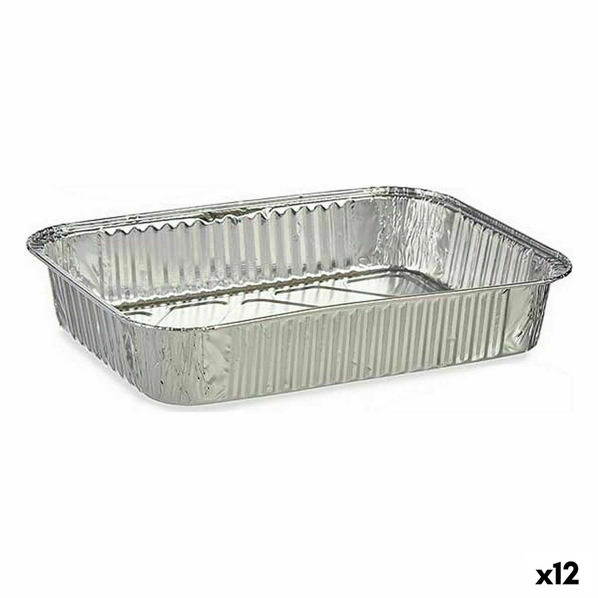Set de bandejas para Alimentos Kinvara Desechable 12 Unidades
