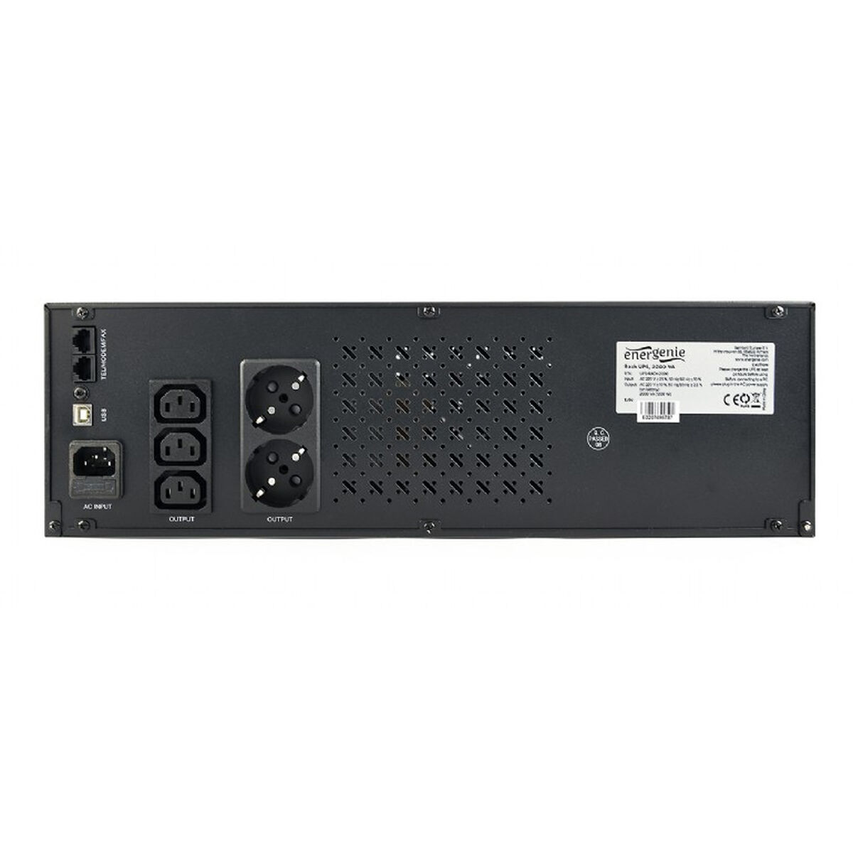 SAI Interactivo GEMBIRD UPS-RACK-2000 1200 W