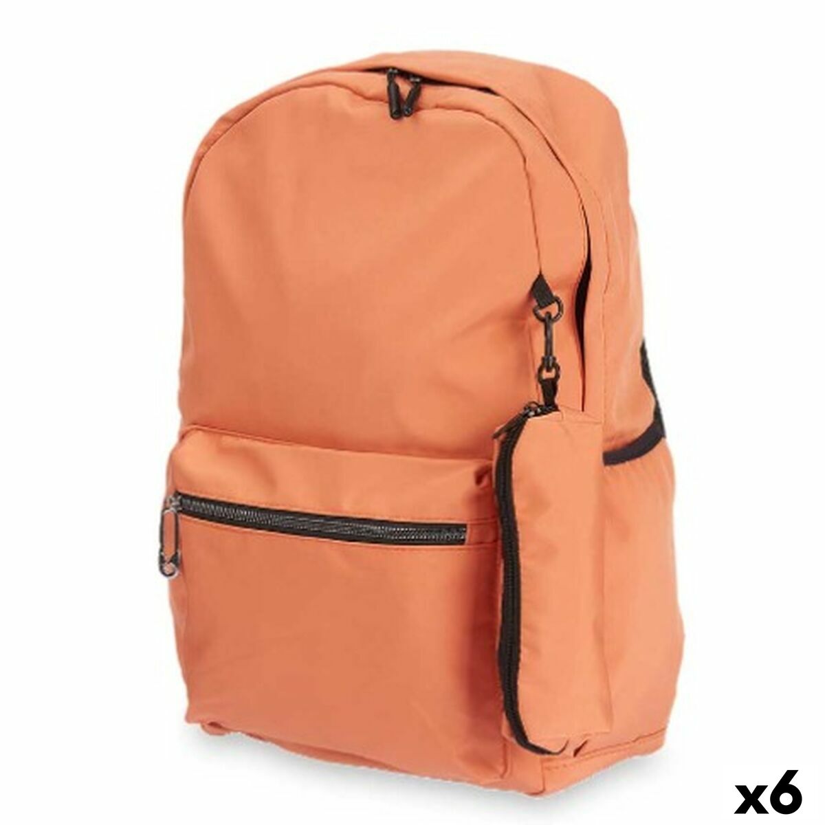 Mochila Escolar Pincello Naranja 37 x 50 x 7 cm (6 Unidades)