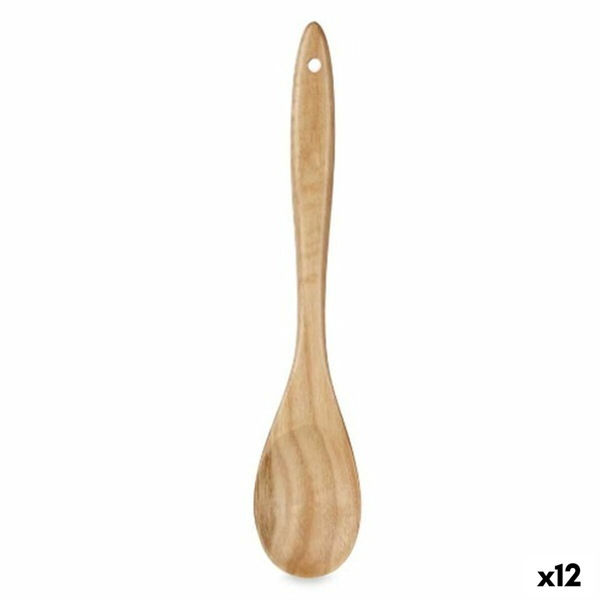 Cucharón Kinvara Natural Madera 7 x 35 x 2 cm (12 Unidades)