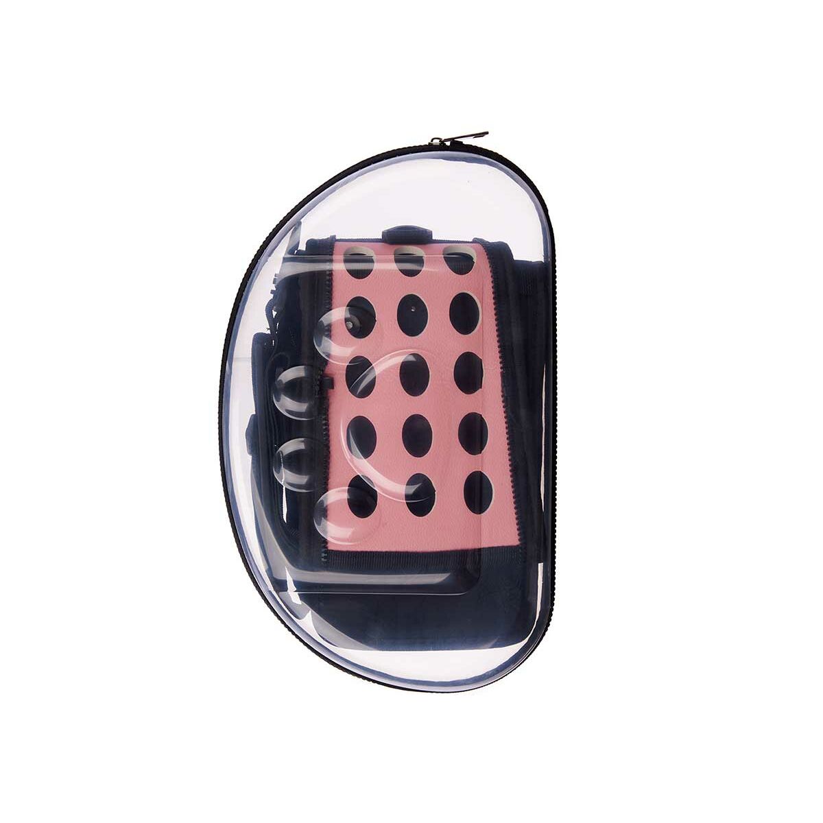 Transportín Mascow Negro Rosa Plástico 37 x 17 x 22 cm 37 x 22 x 7,5 cm (6 Unidades)