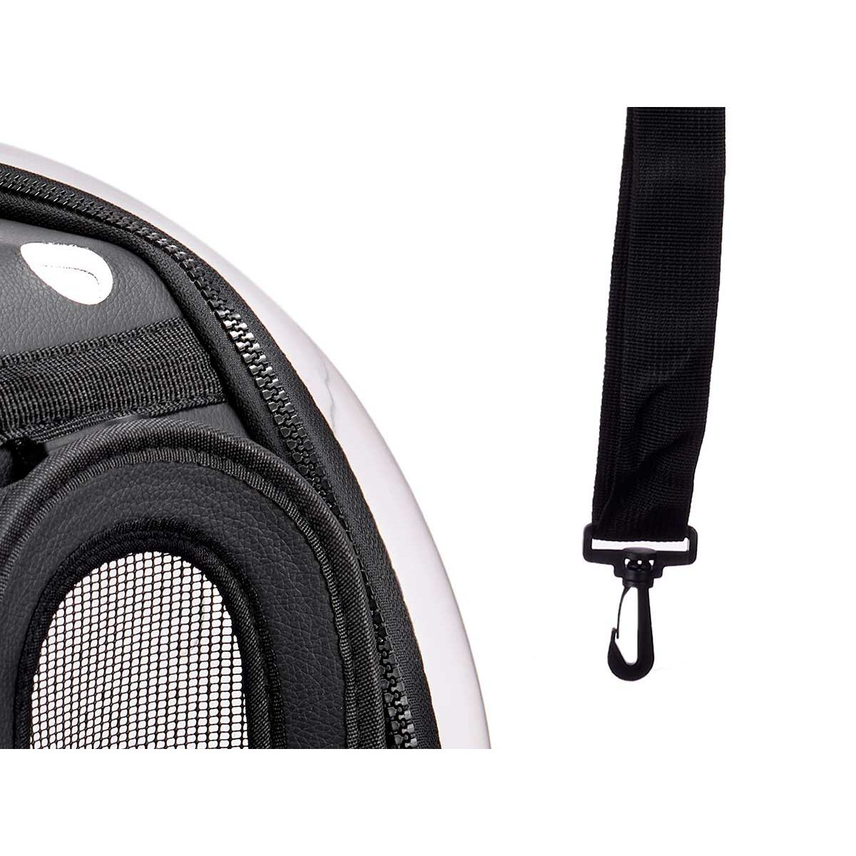 Transportín Mascow Negro Plástico 43 x 20 x 33 cm 37 x 17 x 22 cm 37 x 22 x 7,5 cm (6 Unidades)