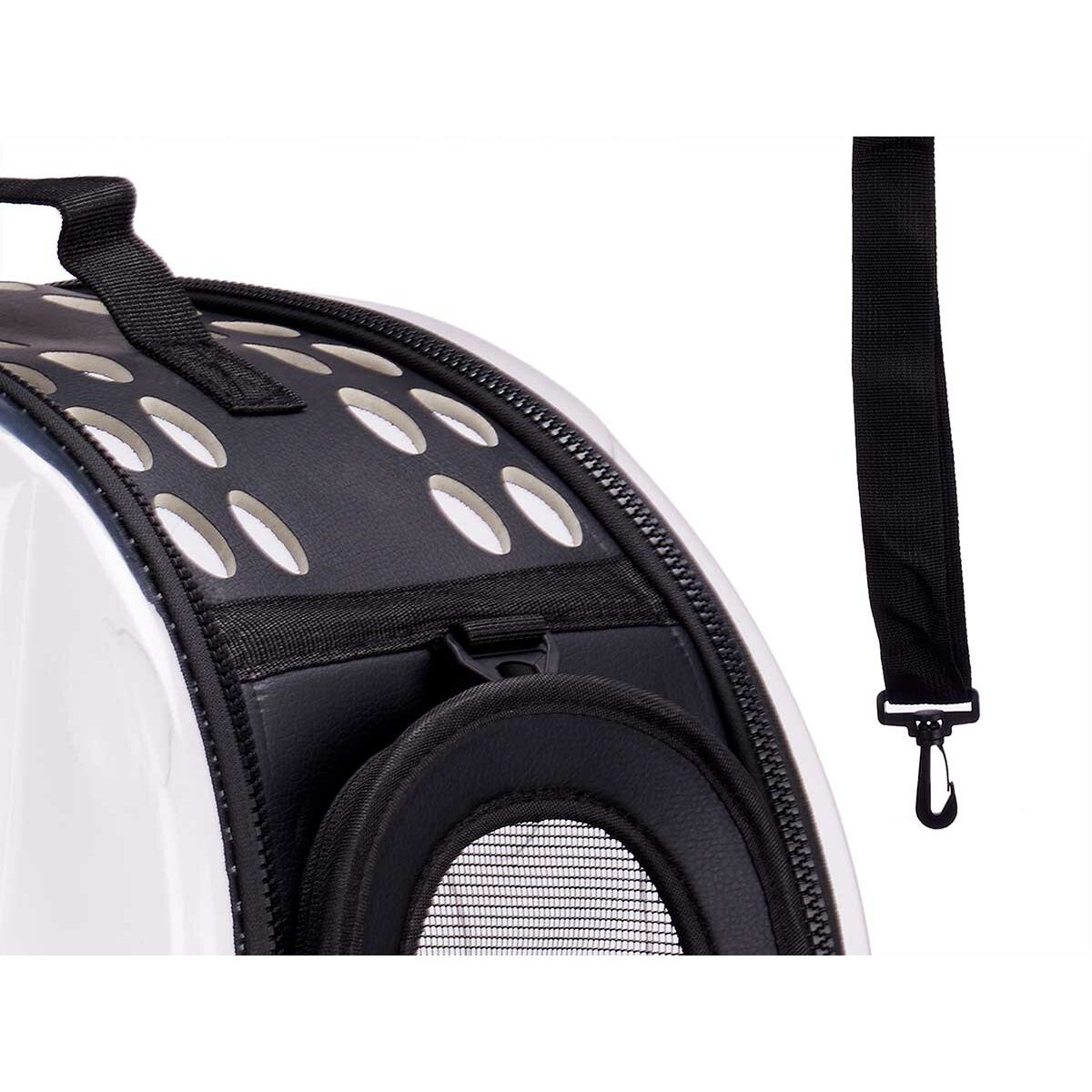 Transportín Mascow Negro Plástico 43 x 20 x 33 cm 43 x 33 x 4 cm (4 Unidades)