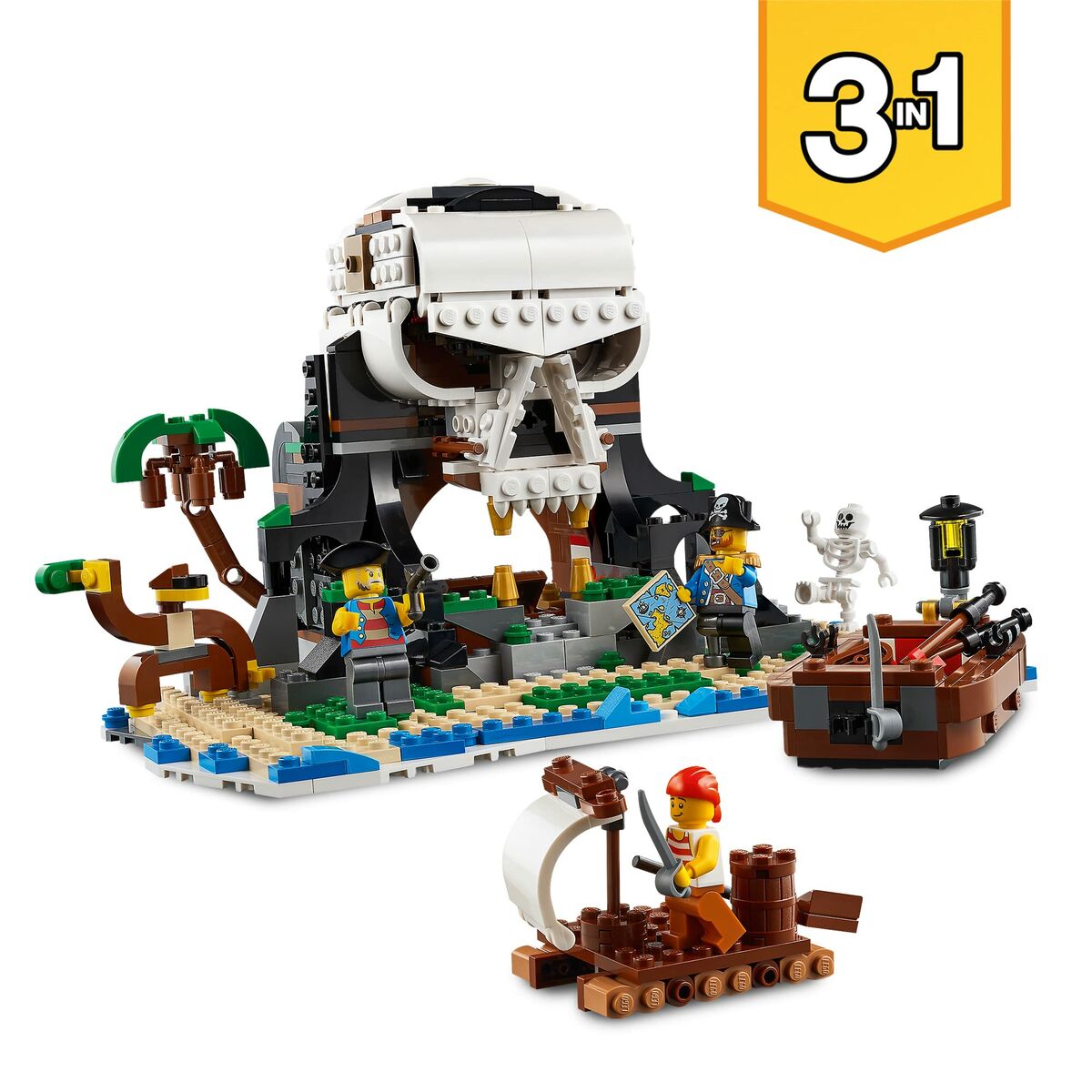 Playset de Vehículos   Lego Creator 31109 Pirate Ship         3 en 1 1260 Piezas  