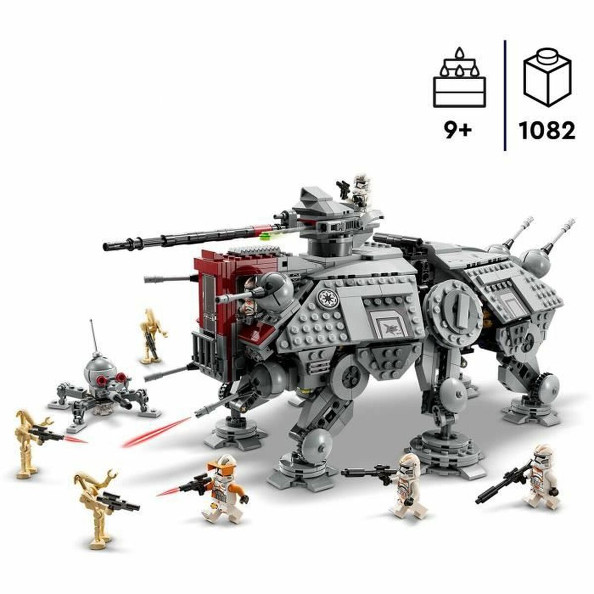 Playset   Lego Star Wars 75337 AT-TE Walker         1082 Piezas  