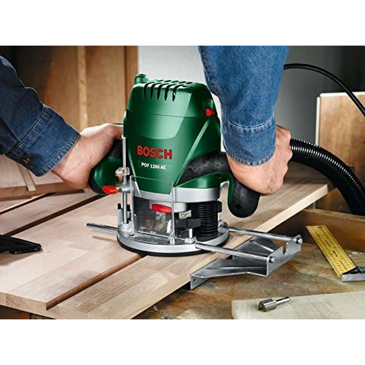 Broca de corona/Fresadora BOSCH POF 1200 AE 1200 W