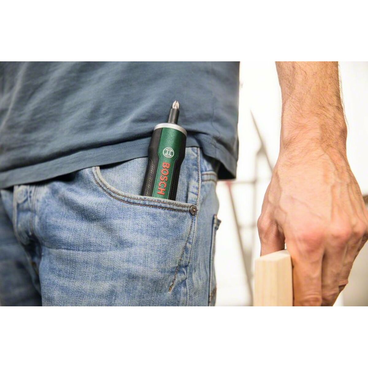 Atornillador eléctrico BOSCH PushDrive 3,6 V