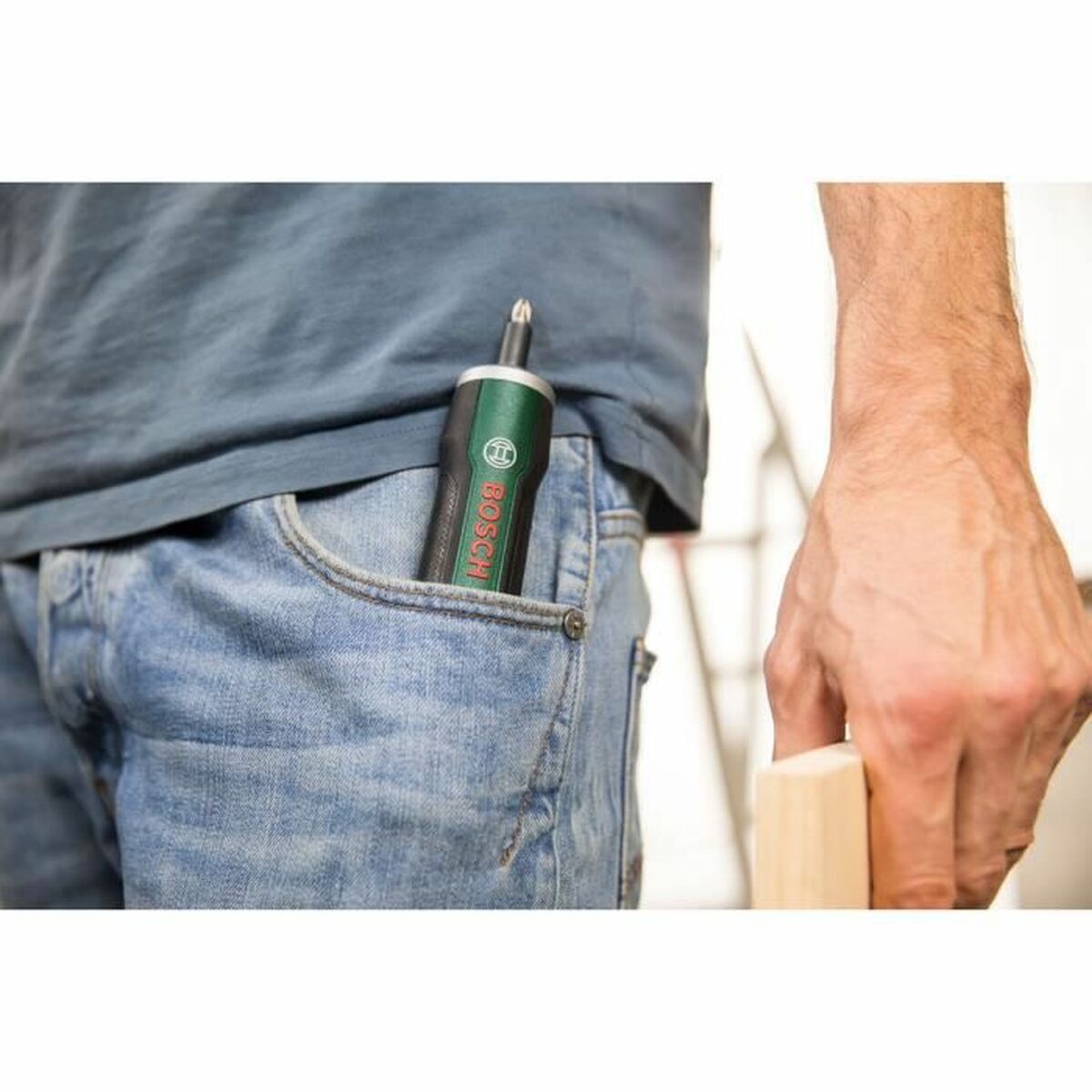 Atornillador eléctrico BOSCH PushDrive 3,6 V