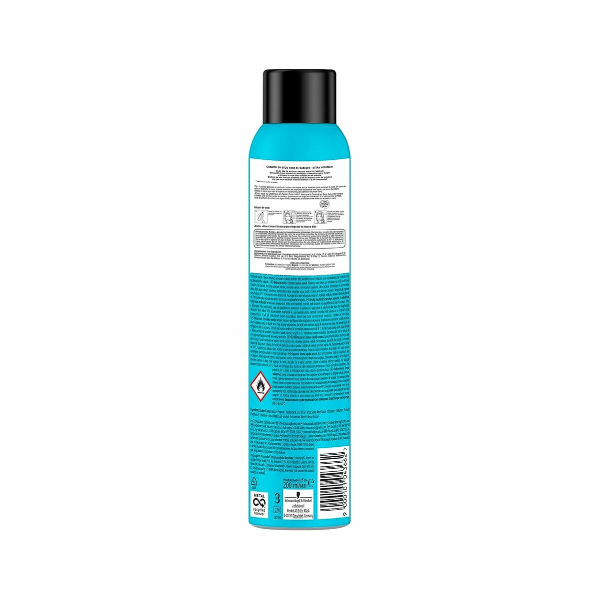 Champú en Seco Schwarzkopf Extra Volume 200 ml