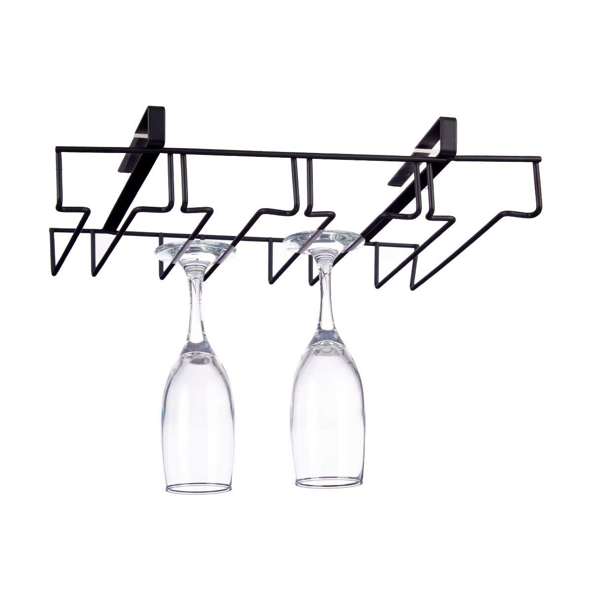 Soporte para Copas Kinvara Metal Hierro 36 x 7,5 x 26 cm 7 x 7,5 x 26 cm (6 Unidades)