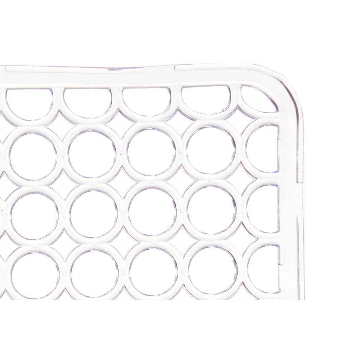 Alfombrilla Antideslizante Kinvara Transparente Plástico 28 x 0,1 x 28 cm 28,5 x 0,1 x 28 cm Fregadero (12 Unidades)