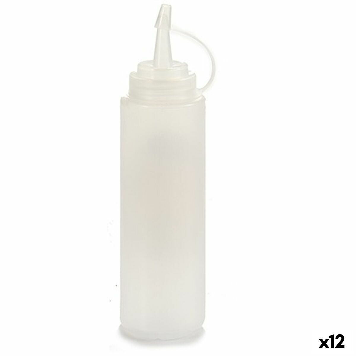 Bote para Salsas Kinvara Transparente Plástico 200 ml 5 x 18 x 5 cm (12 Unidades)