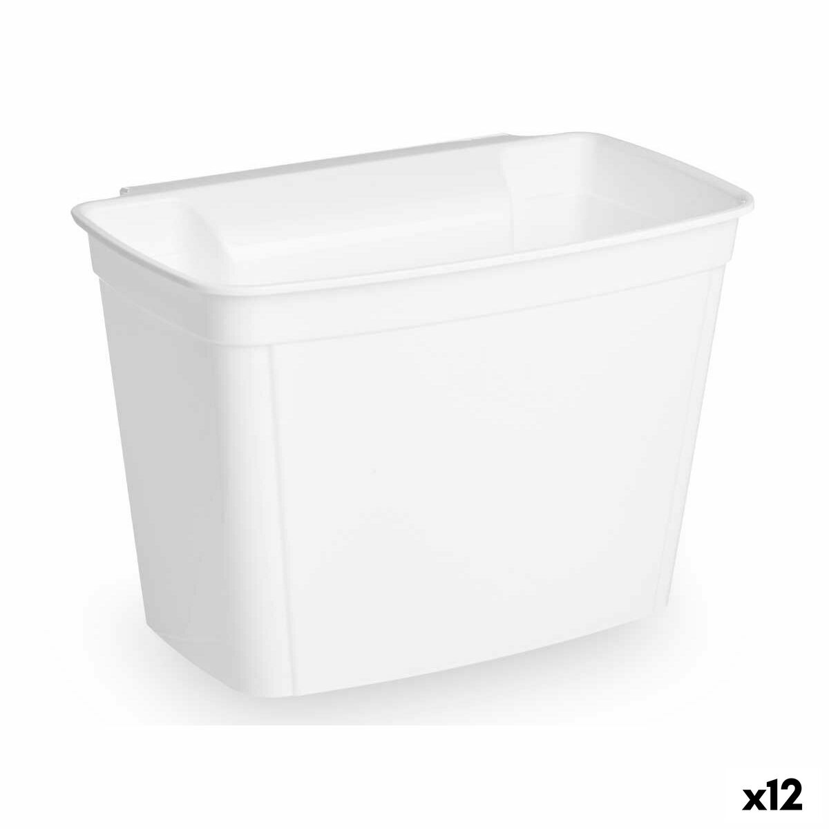 Soporte para Bolsas de Basura Kinvara Blanco Plástico 4 L (12 Unidades)
