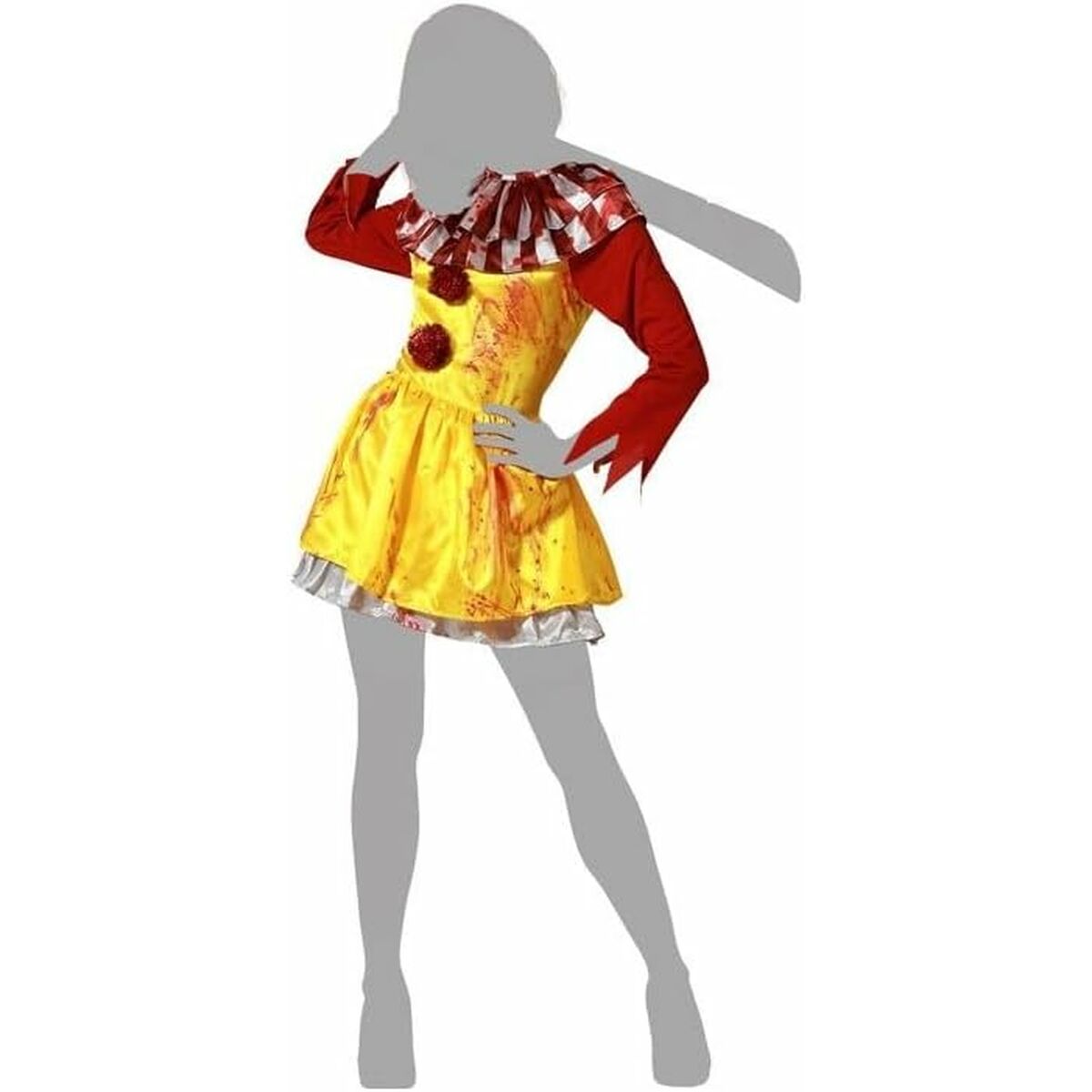 Disfraz para Adultos Payaso Sangriento Mujer