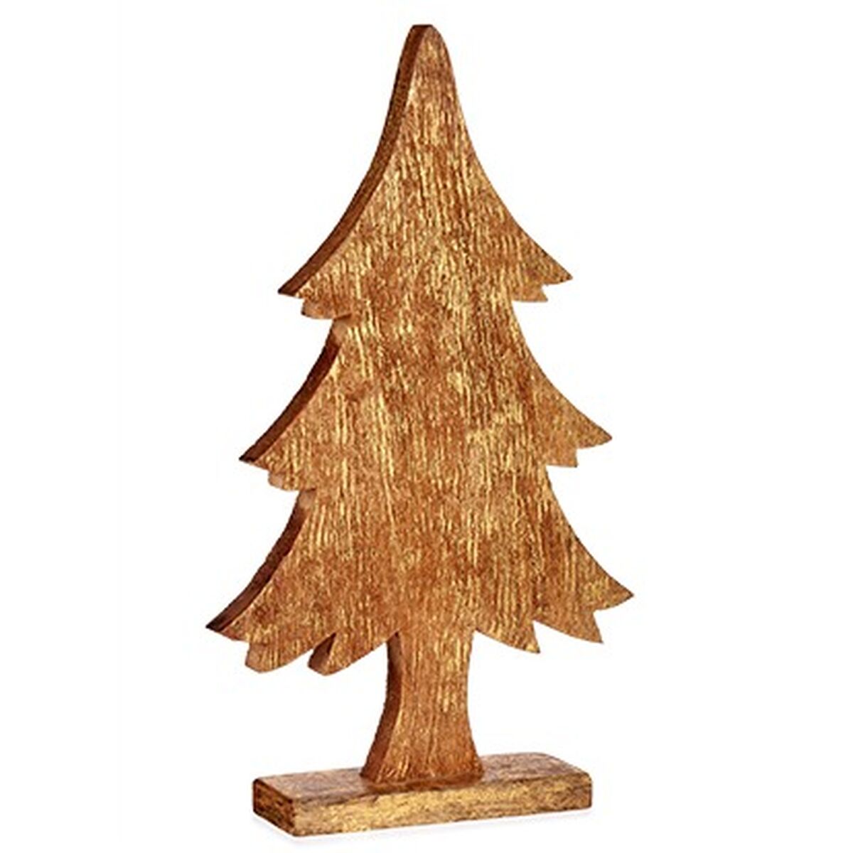 Figura Decorativa Krist+ Dorado Árbol de Navidad 5,1 x 49,5 x 25,5 cm (6 Unidades)