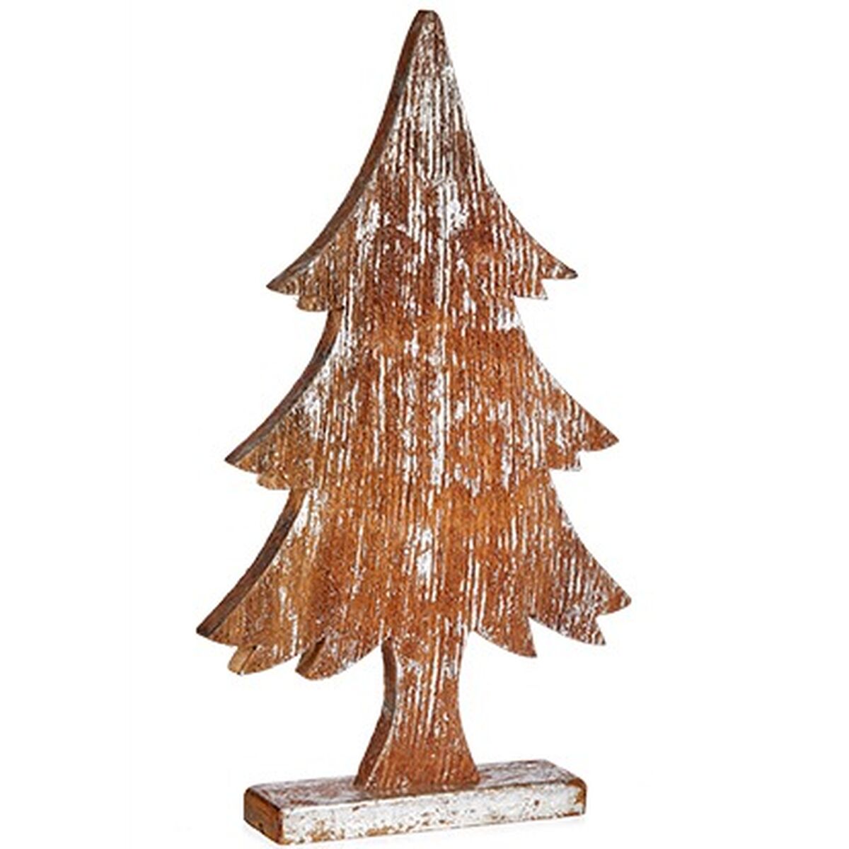 Figura Decorativa Krist+ Plateado Plata Árbol de Navidad 5 x 49,5 x 26 cm (6 Unidades)
