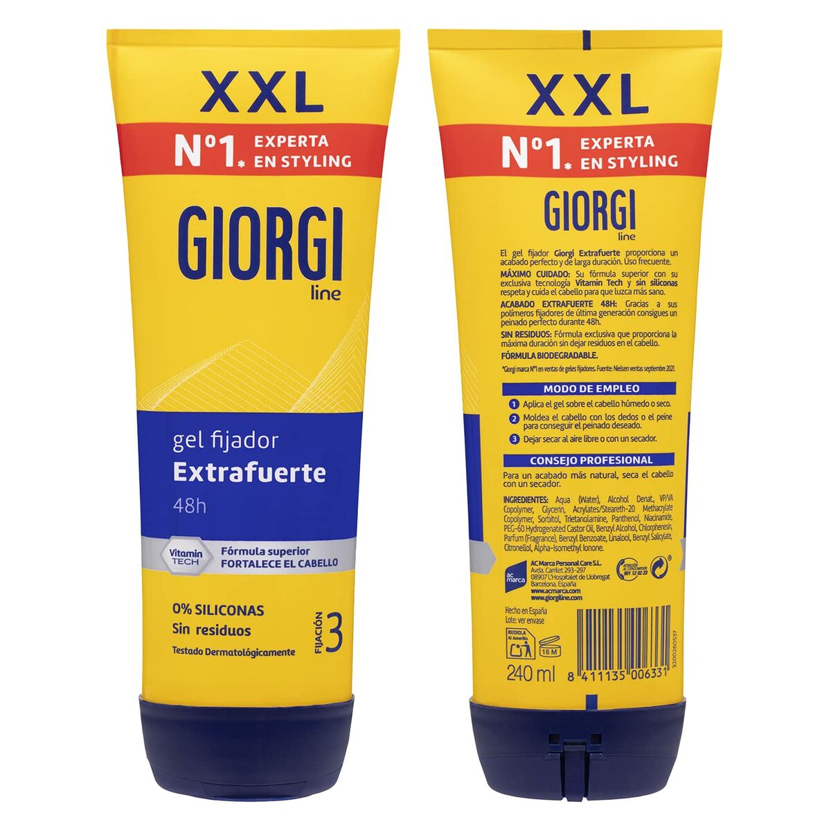 Gel Fijador Giorgi Nº3 240 ml