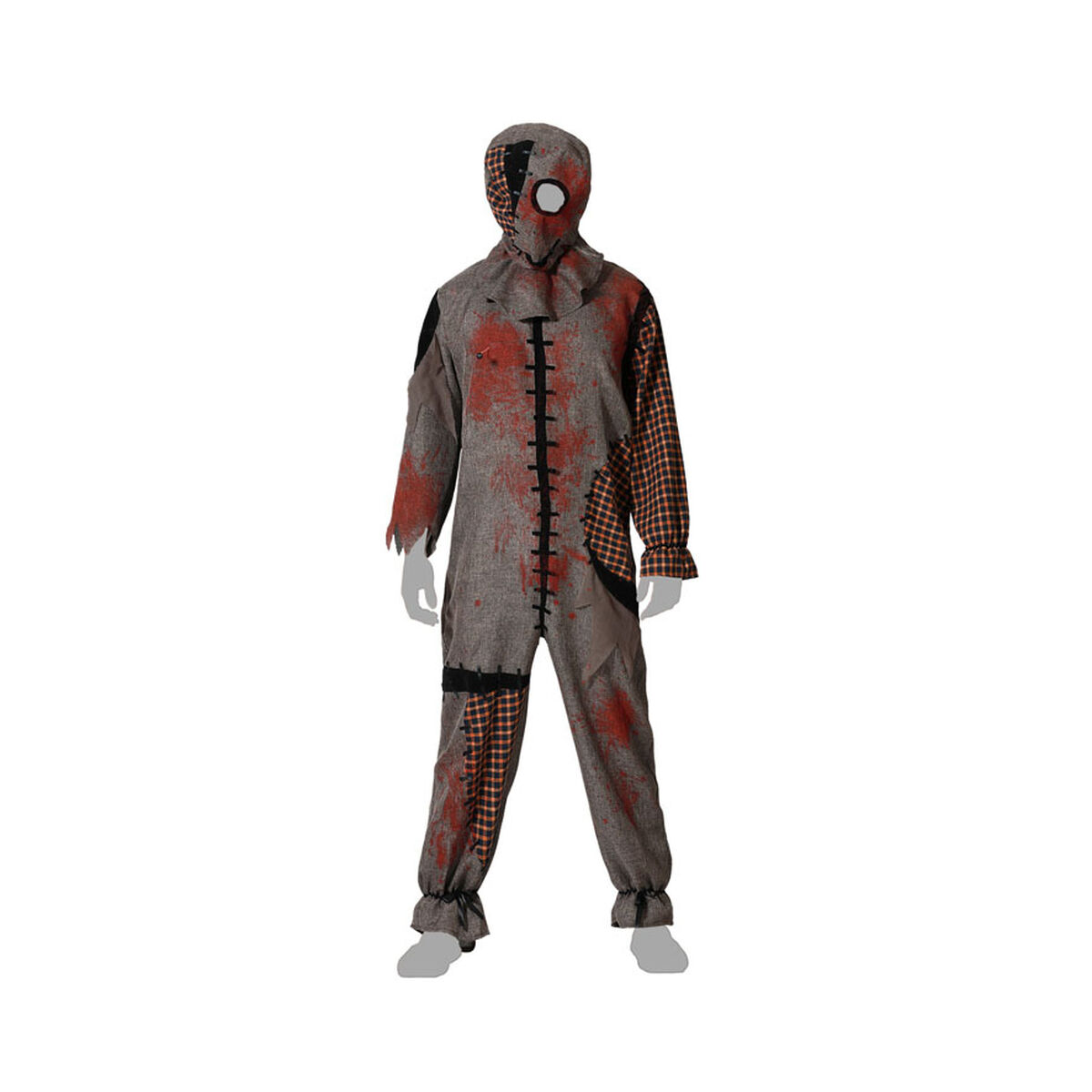 Disfraz para Adultos Muñeca Vudú Marrón XL