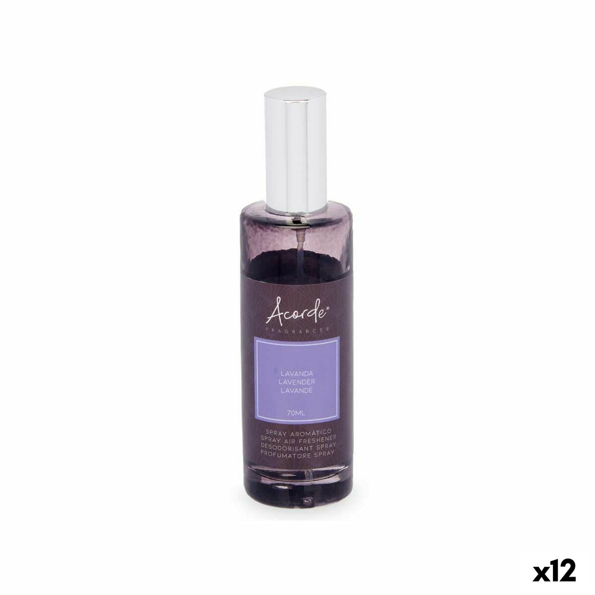 Spray Ambientador Acorde Lavanda 70 ml (12 Unidades)